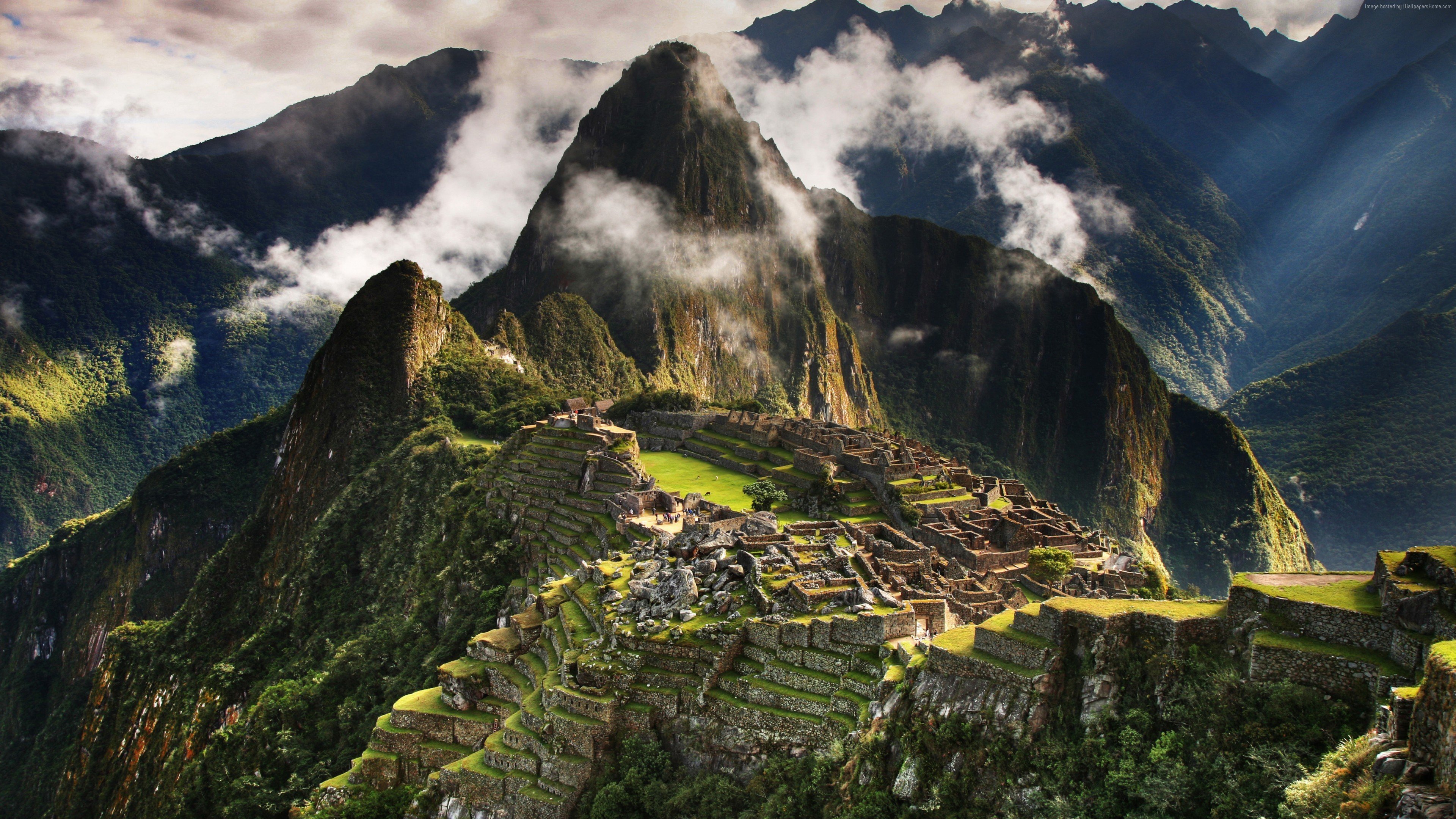 Machu Picchu, Nature, Clouds, HDR, Mountains Wallpaper