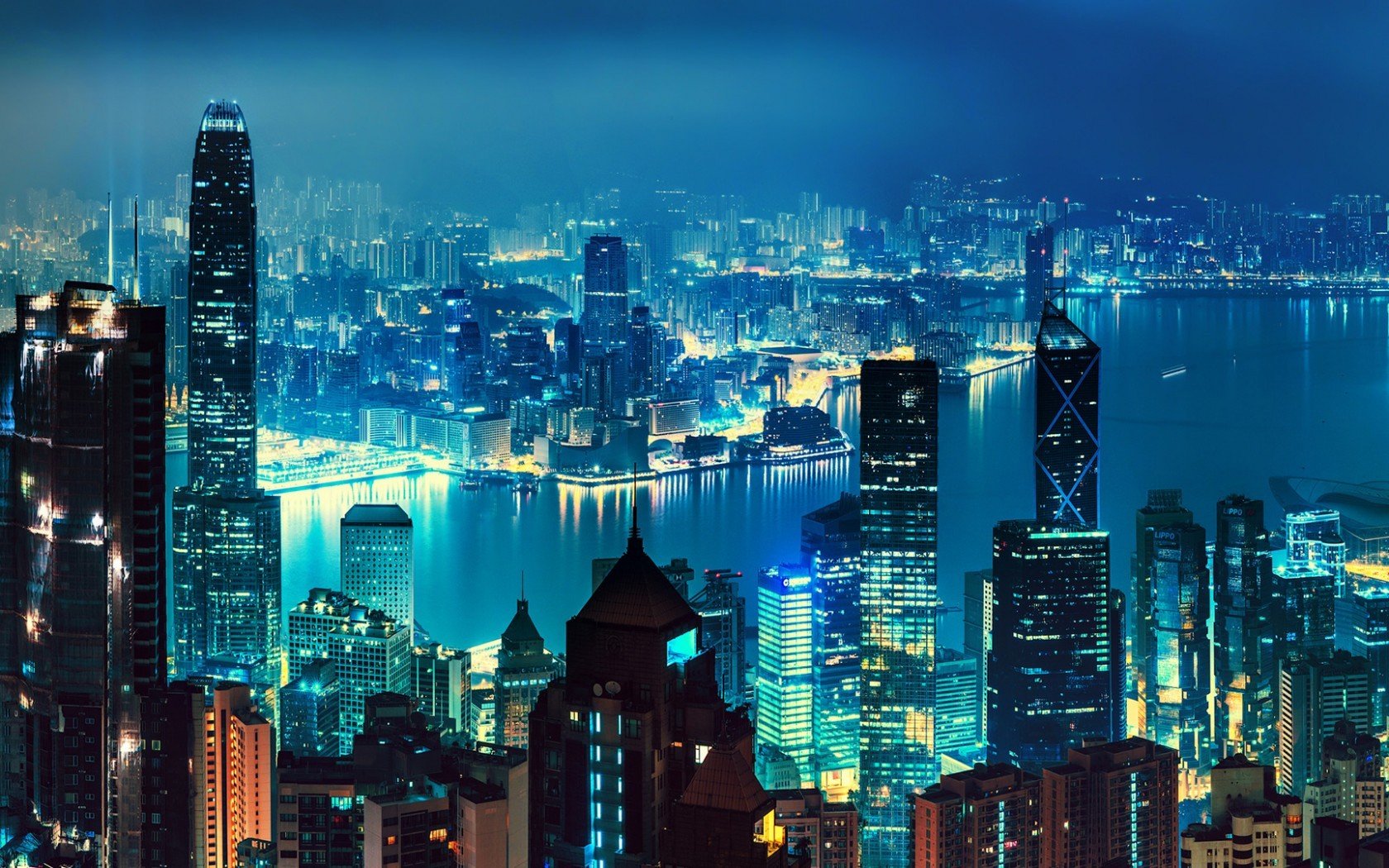Hong Kong, Nighscape, Landscape, Cityscape HD Wallpapers ...