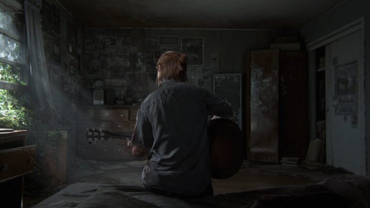 Joel, The Last of Us, Guitar HD Wallpaper Desktop Background
