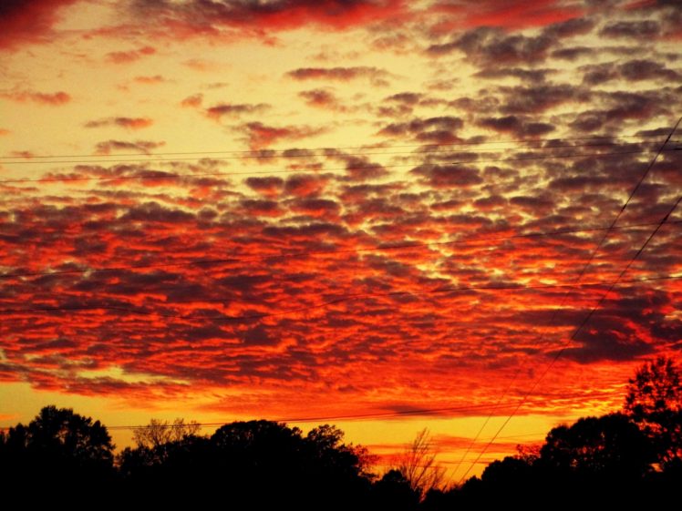 landscape, Sunset, Sky, Clouds HD Wallpaper Desktop Background