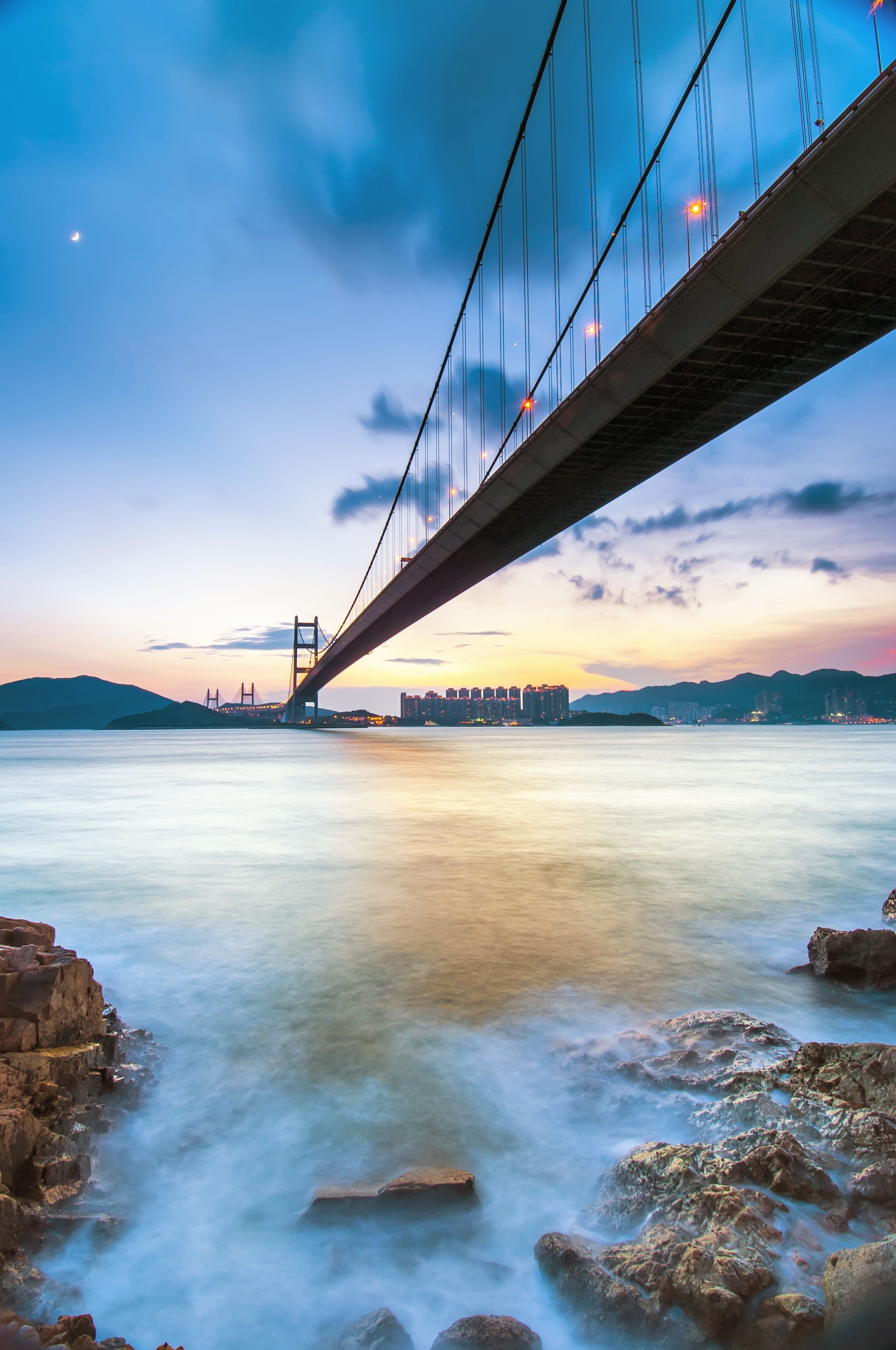 bridge, Water Wallpaper