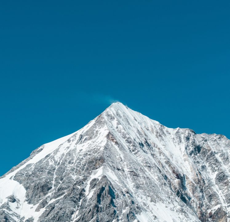 snow, Blue, Peak HD Wallpaper Desktop Background