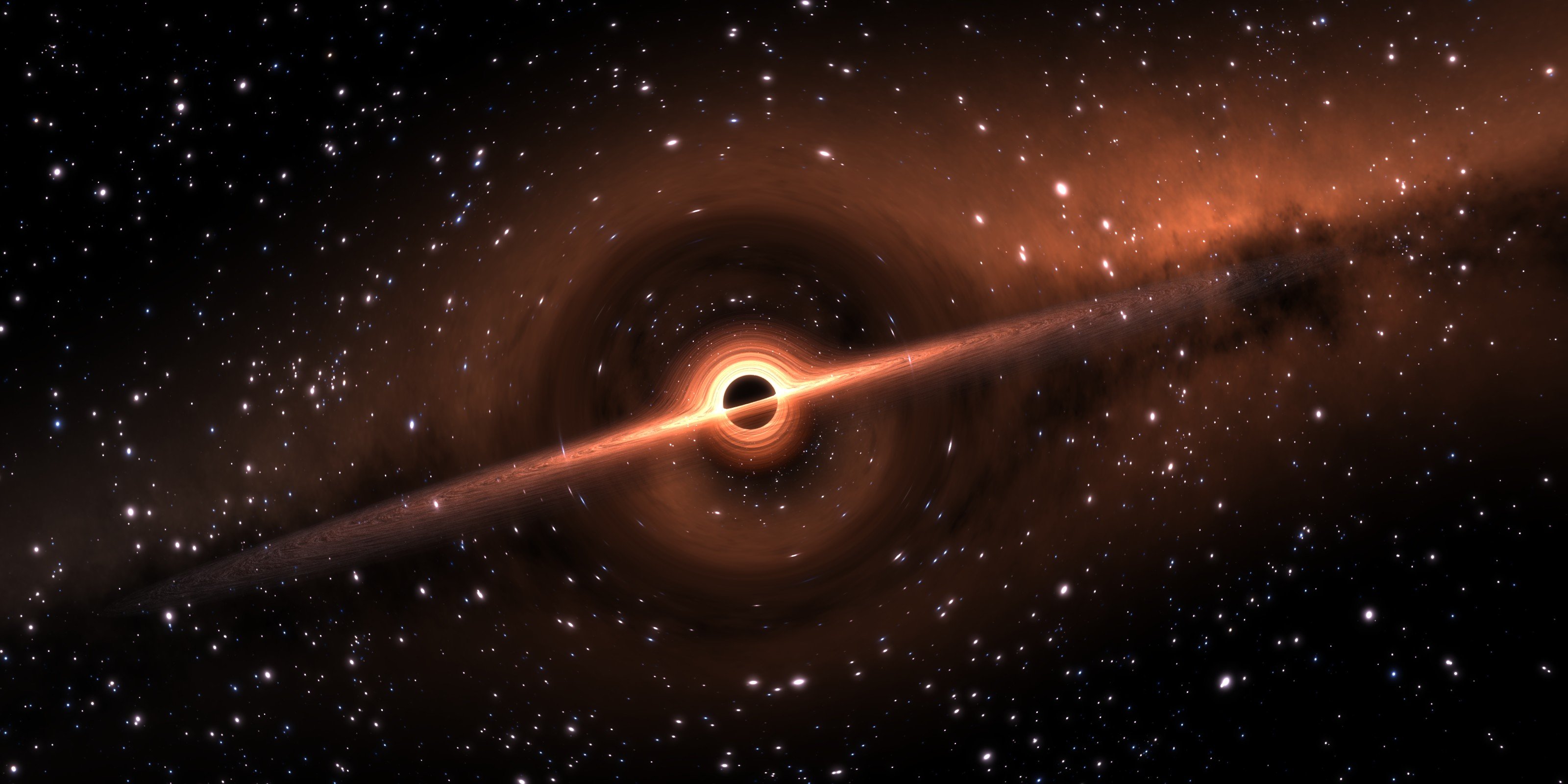 space, Black holes, Stars Wallpaper