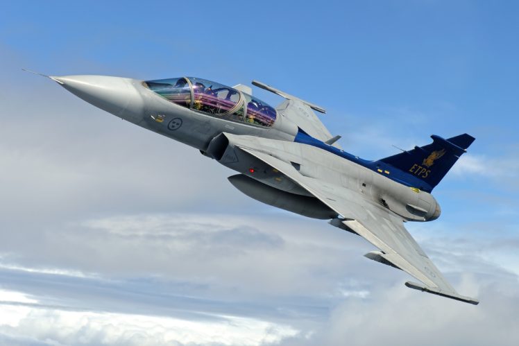 Swedish, Aircraft, Military aircraft, JAS 39 Gripen, Swedish Air Force, Jet fighter, Airplane HD Wallpaper Desktop Background