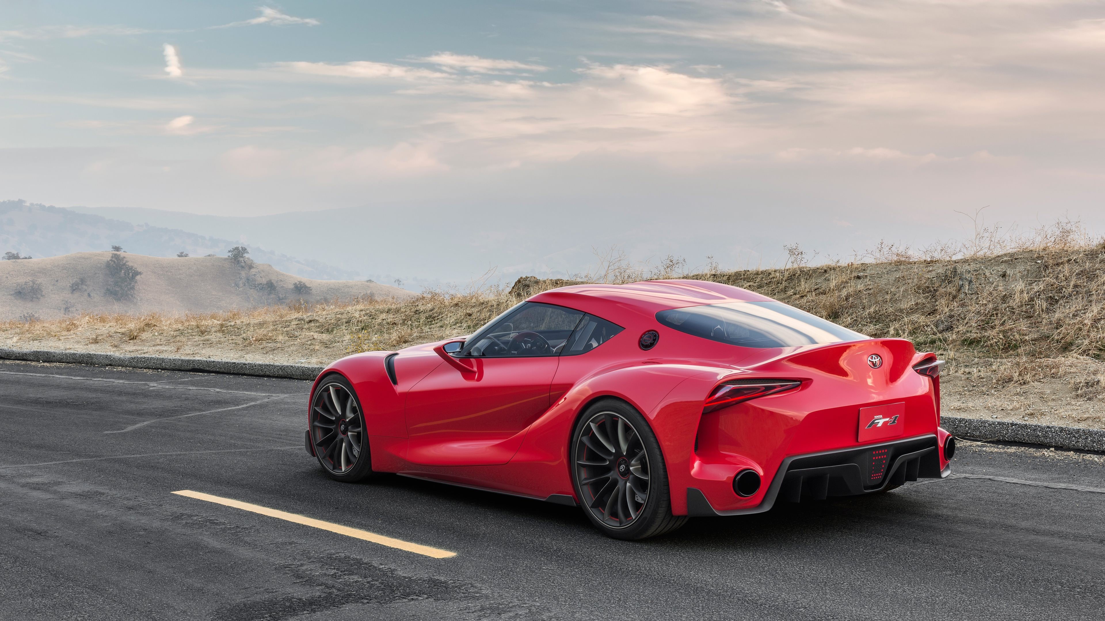 supercars, Car, Toyota FT 1, Red cars Wallpaper