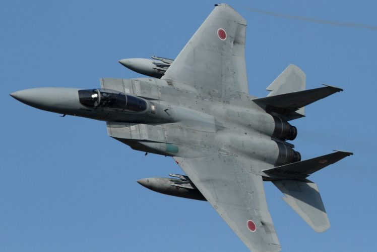 Mitsubishi F 15J, Japan Air Self Defense Force HD Wallpaper Desktop Background