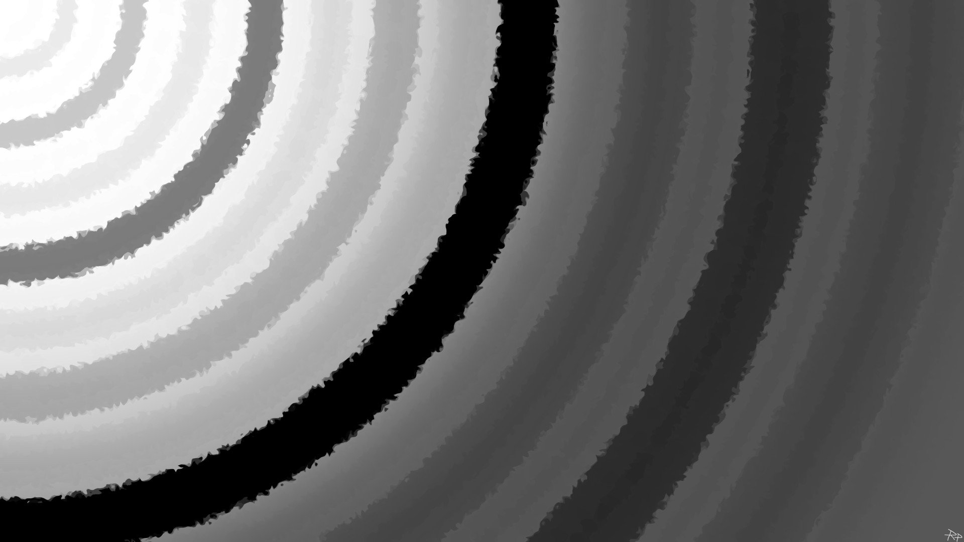 circle, Monochrome Wallpaper