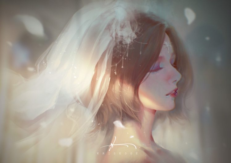 fantasy art, Weddings, Wedding dress HD Wallpaper Desktop Background