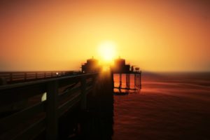 Grand Theft Auto V, In game, Environment, Sunset, Chumash, Rockstar Games