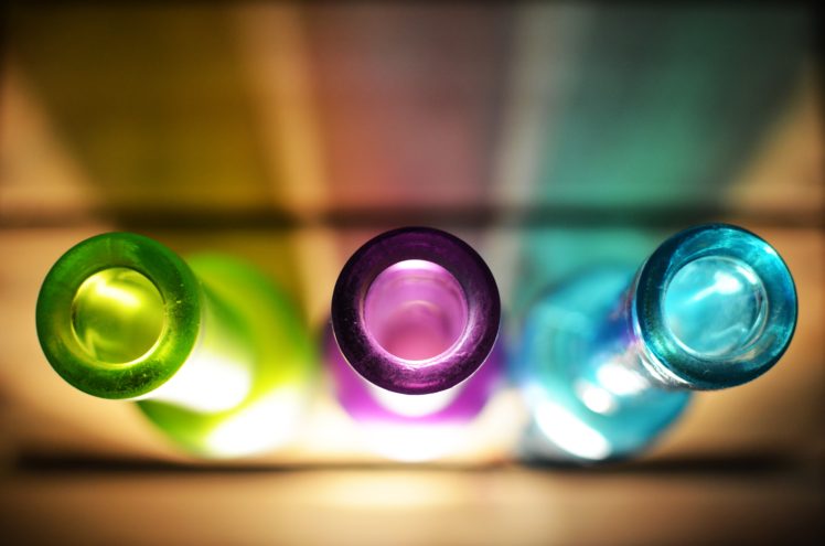 colorful, Glass, Bottles HD Wallpaper Desktop Background