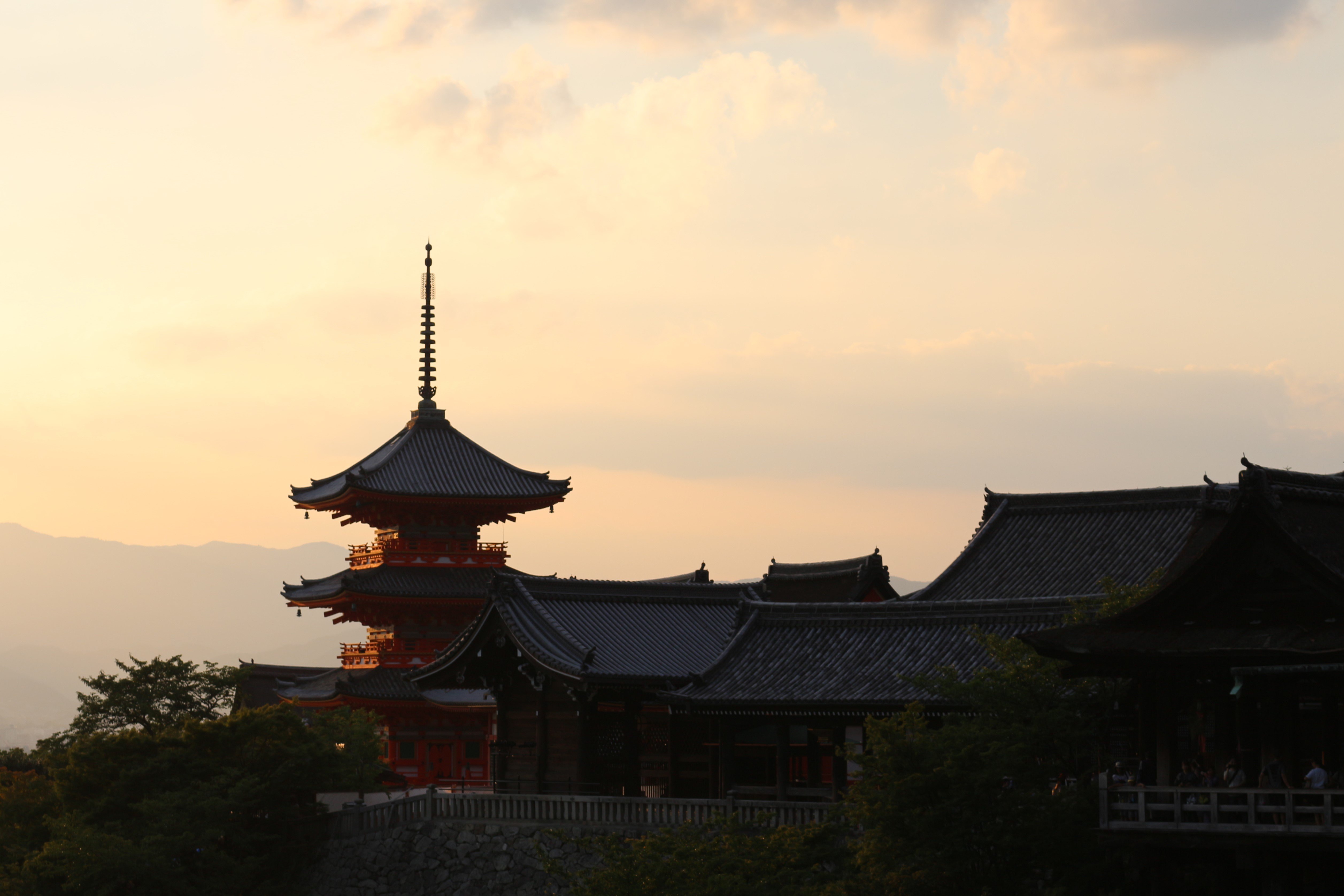 temple, Japan, Pagoda, Red Wallpaper