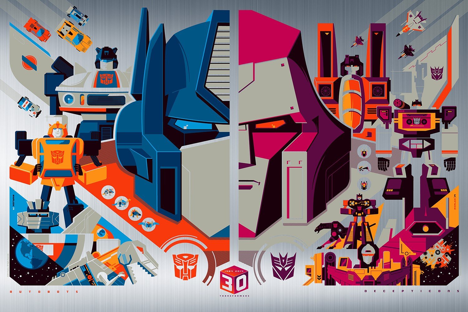 Optimus Prime, Megatron, Transformers Wallpaper
