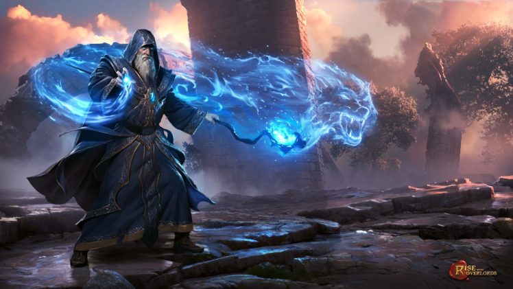 wizard, Men, Beards, Artwork, Magic, Robes, Video games HD Wallpapers ...