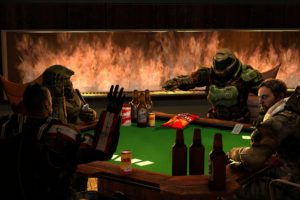 Master Chief, Commander Shepard, Isaac Clarke, Halo 5: Guardians, Doom (game), Mass Effect, Dead Space, Source Filmmaker
