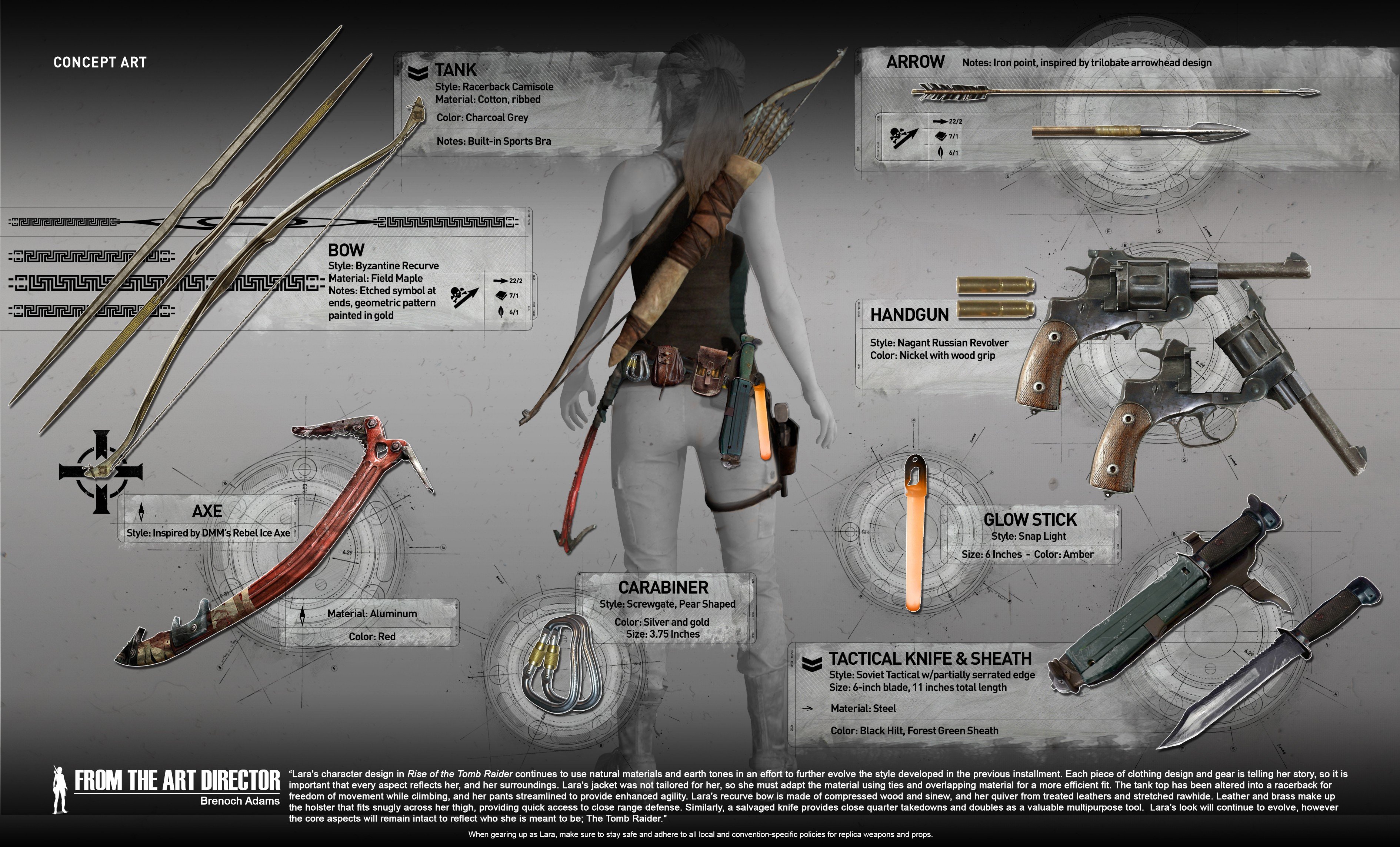 Lara Croft, Tomb Raider, Weapon, Gun, Bow, Digital art Wallpaper