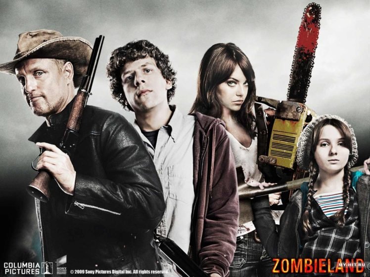 movies, Zombies, Gun, Zombieland HD Wallpaper Desktop Background