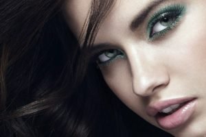Adriana Lima, Women, Model, Face, Brunette, Photo manipulation