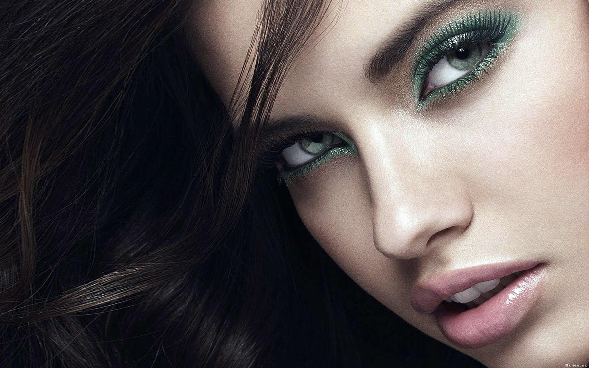 Adriana Lima, Women, Model, Face, Brunette, Photo manipulation Wallpaper