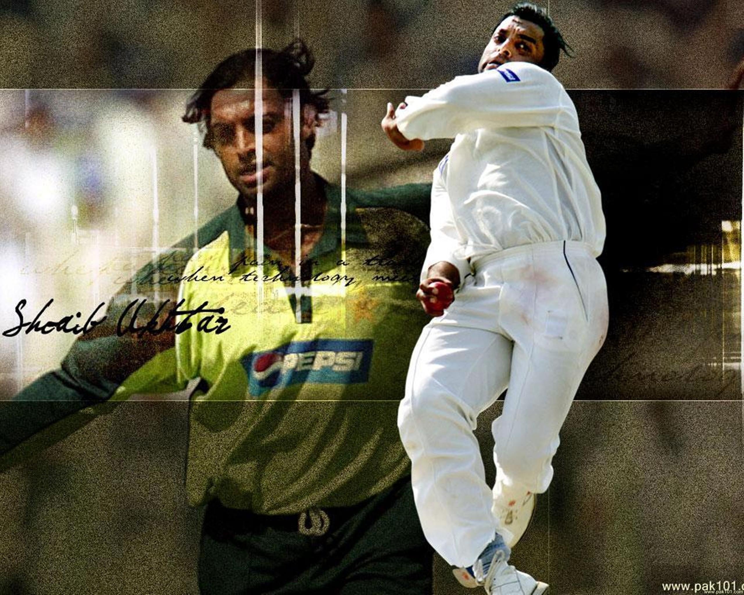 cricket, Shoaib Akhter Wallpaper