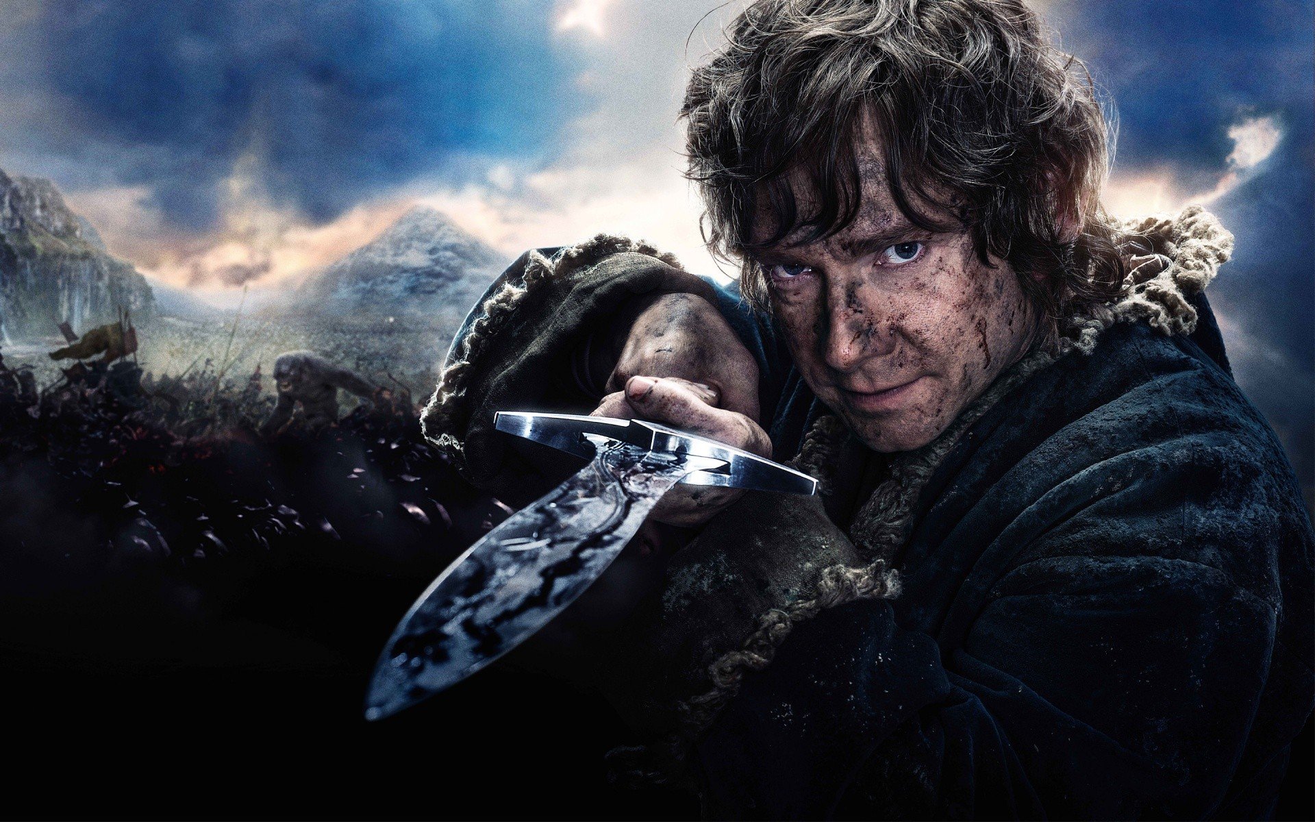 movies, Bilbo Baggins, Martin Freeman, The Hobbit, The Hobbit: The Battle of the Five Armies Wallpaper