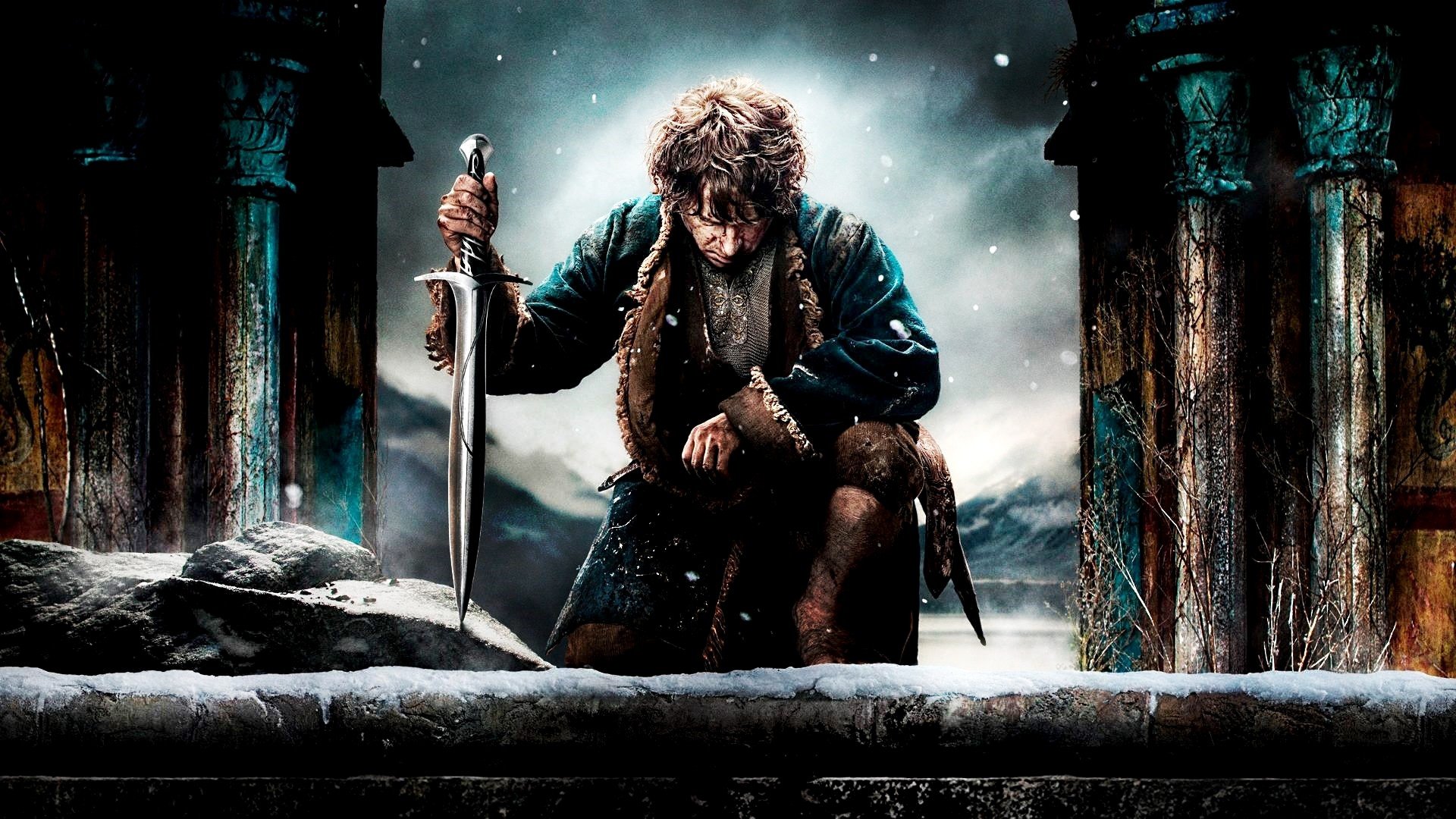 Martin Freeman, Bilbo Baggins, The Hobbit, The Hobbit: The Battle of the Five Armies, Movies Wallpaper