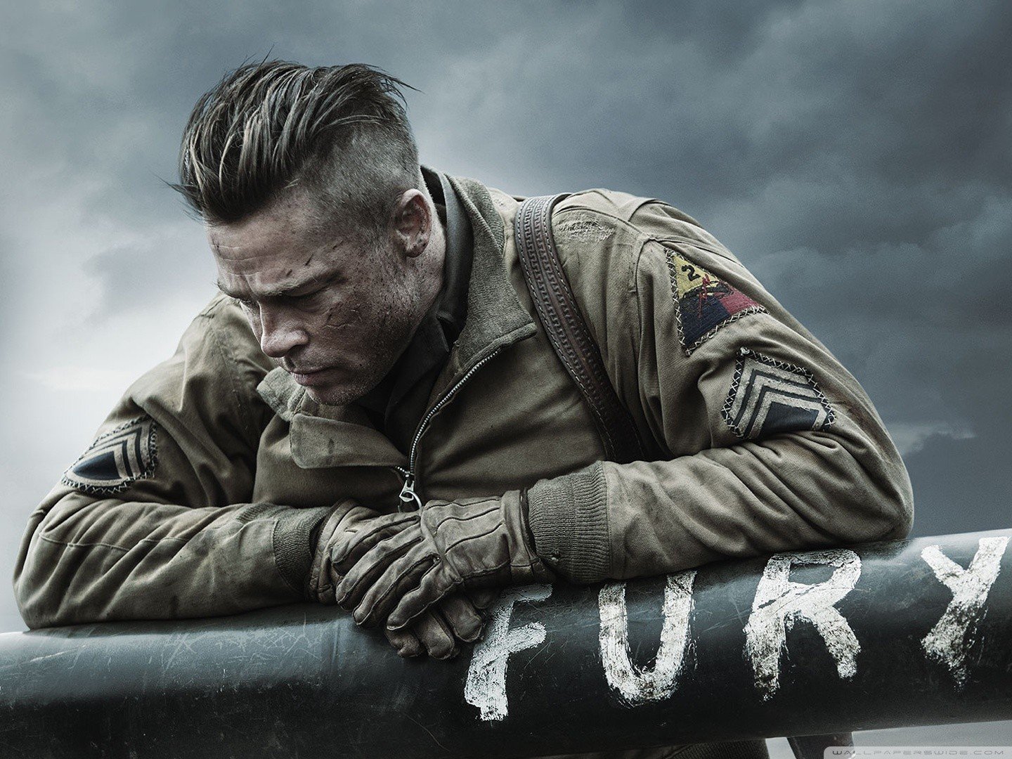 Fury, Tank, Brad Pitt Wallpaper