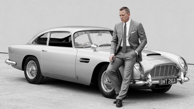 007, James Bond, Aston Martin, Aston Martin DB5, Daniel Craig HD Wallpaper Desktop Background