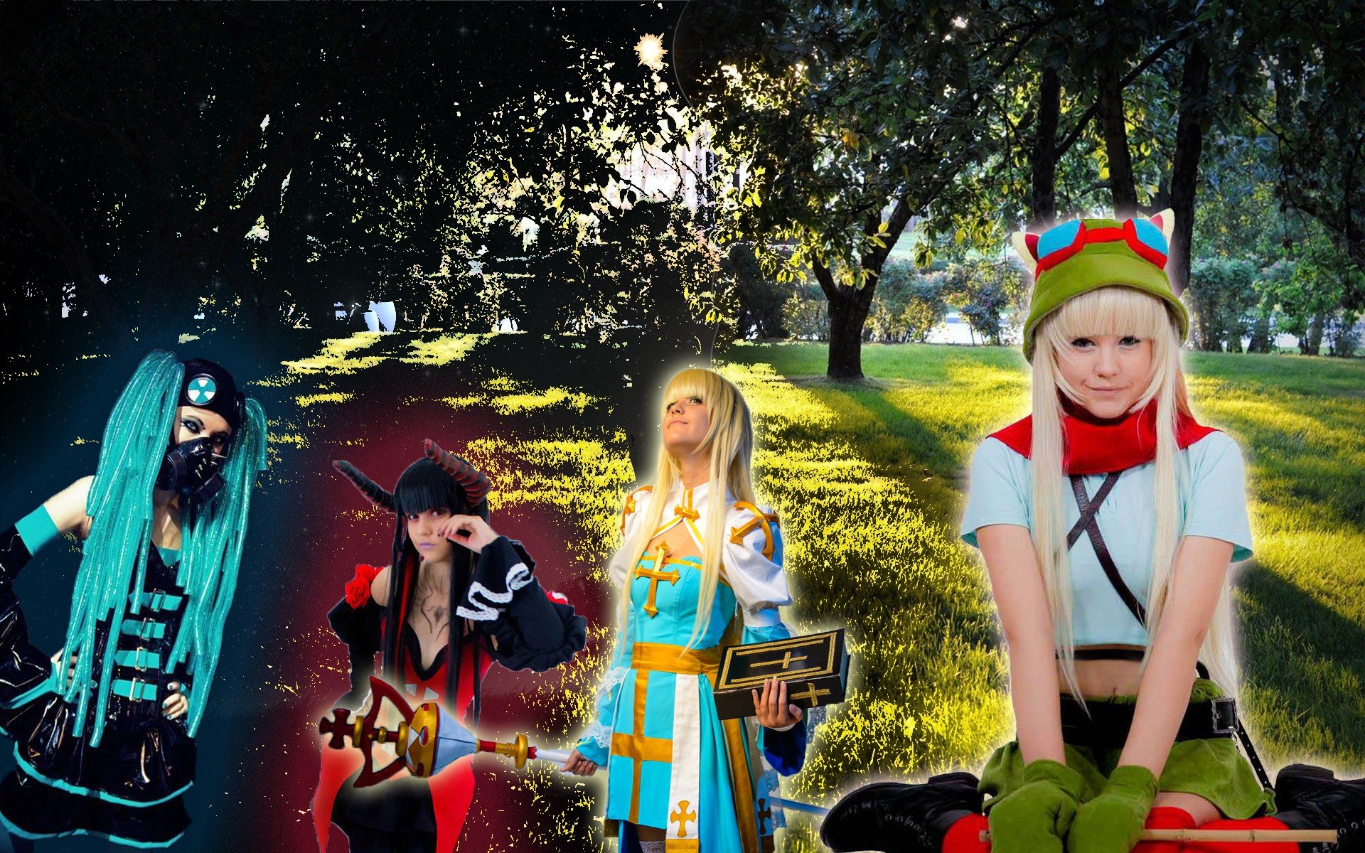 Callie Cosplay, Pruska, Forest, Teamo, Video games, Anime girls Wallpaper