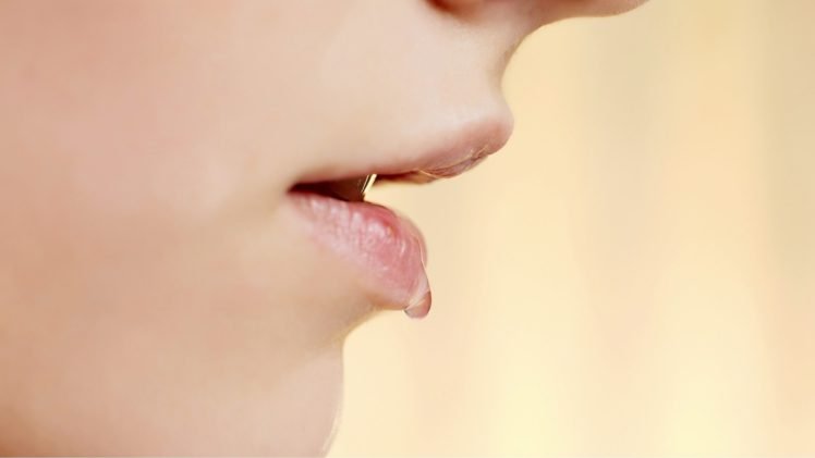 open mouth, Water drops, Women, Lips, Closeup HD Wallpaper Desktop Background