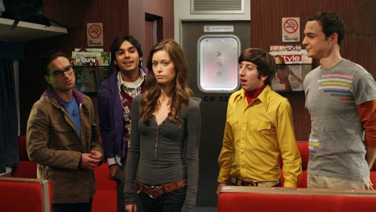 The Big Bang Theory, Summer Glau, Raj Koothrappali, Sheldon Cooper, Leonard Hofstadter, Howard Wolowitz HD Wallpaper Desktop Background