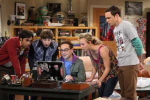 The Big Bang Theory, Sheldon Cooper, Raj Koothrappali, Leonard Hofstadter, Howard Wolowitz, Penny, Kaley Cuoco