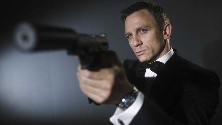 Daniel Craig, James Bond, 007, Walther HD Wallpaper Desktop Background