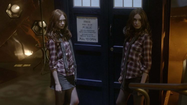 Doctor Who, TARDIS, Amy Pond, Karen Gillan HD Wallpaper Desktop Background