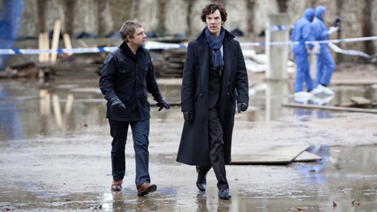 Sherlock, Benedict Cumberbatch, Martin Freeman HD Wallpaper Desktop Background