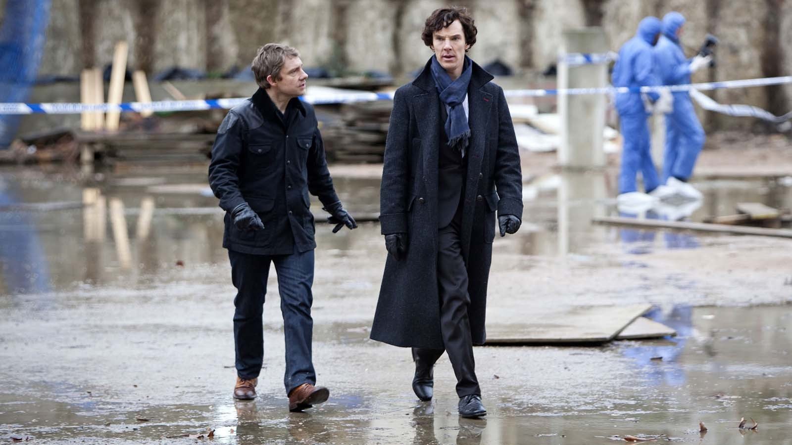 Sherlock, Benedict Cumberbatch, Martin Freeman Wallpaper