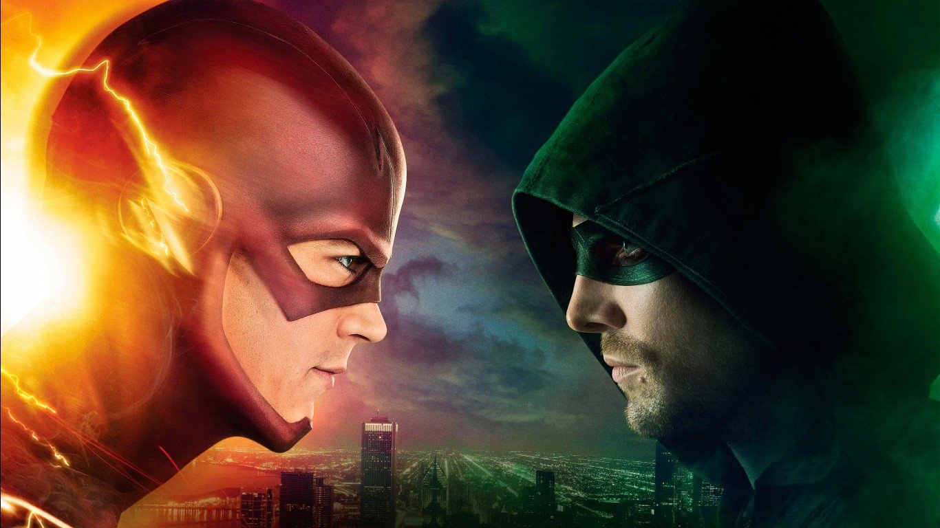 Flash, Green Arrow, Arrow (TV series), Arrow, The Flash Wallpaper