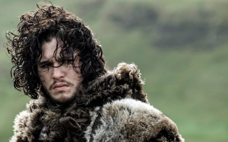 Game of Thrones, Jon Snow, TV, Kit Harington, Men, Actor, Curly hair, Fur HD Wallpaper Desktop Background