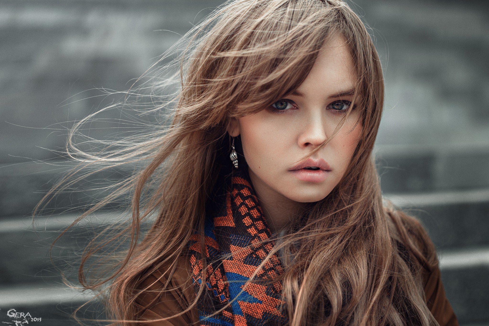 women, Model, Auburn hair, Juicy lips, Portrait, Georgiy Chernyadyev, Anastasia Scheglova Wallpaper