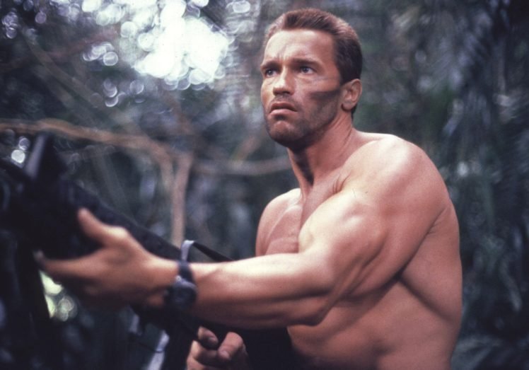 Arnold Schwarzenegger, Predator (movie), Muscles HD Wallpaper Desktop Background