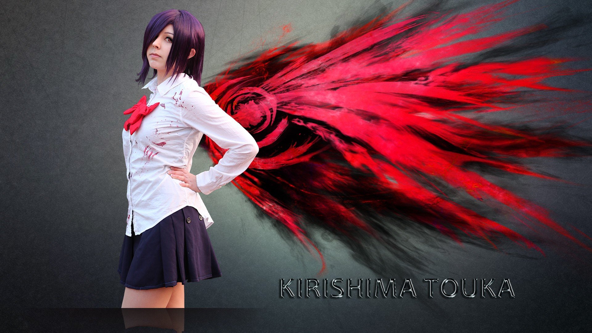 Tokyo Ghoul, Kirishima Touka, Cosplay Wallpaper