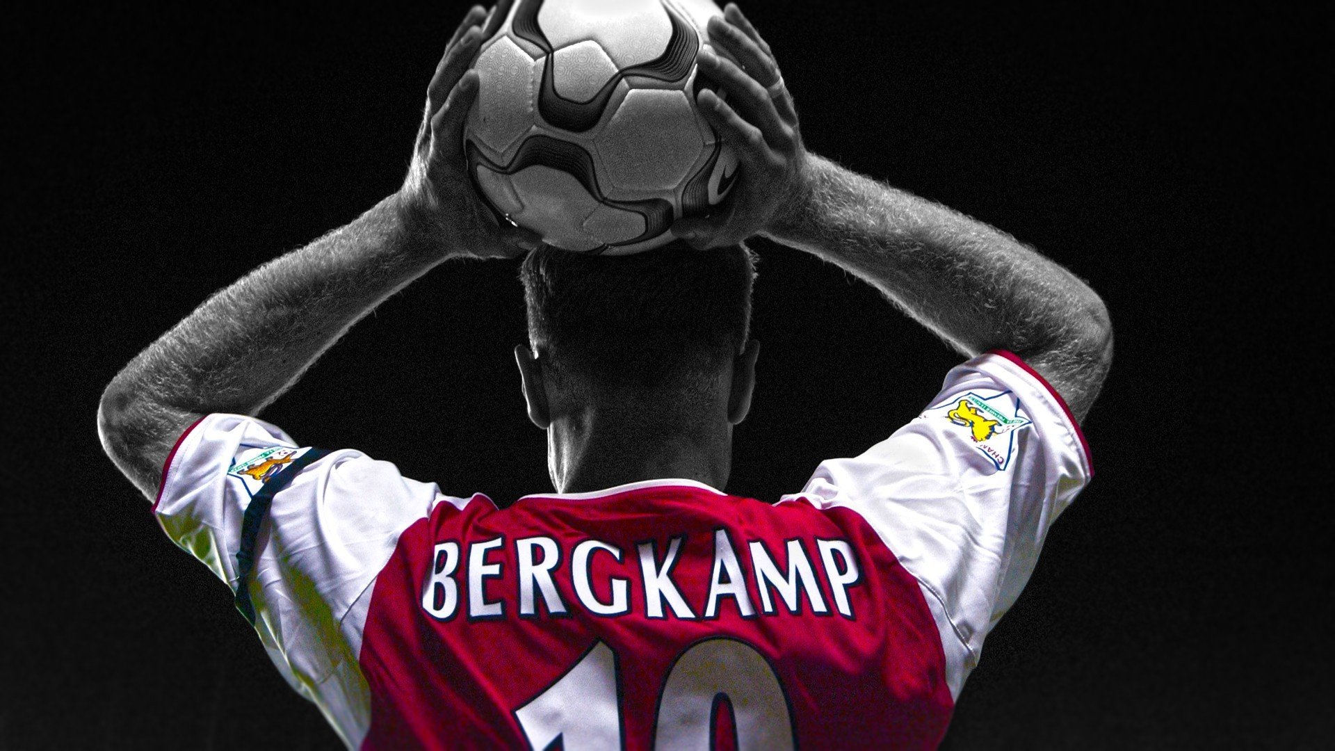 Dennis Bergkamp, Footballers, Arsenal Fc, Selective coloring Wallpaper
