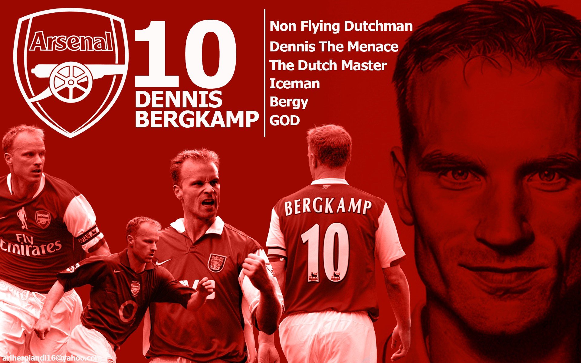 Dennis Bergkamp, Footballers, Arsenal Fc Wallpaper