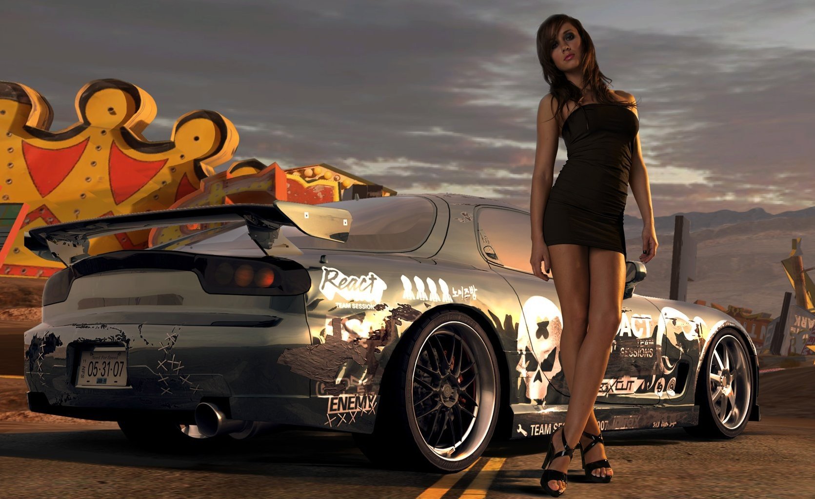 Krystal Forscutt, Need for Speed: Pro Street, Women with cars Wallpaper