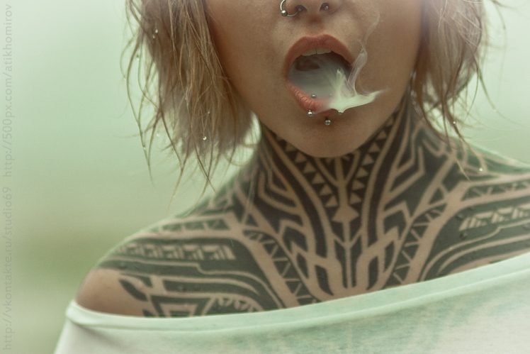 tattoos, Smoke HD Wallpaper Desktop Background