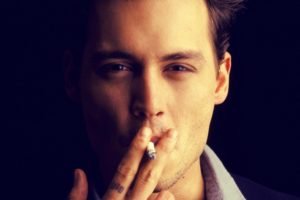 Johnny Depp, Tattoo, Smoke, Men