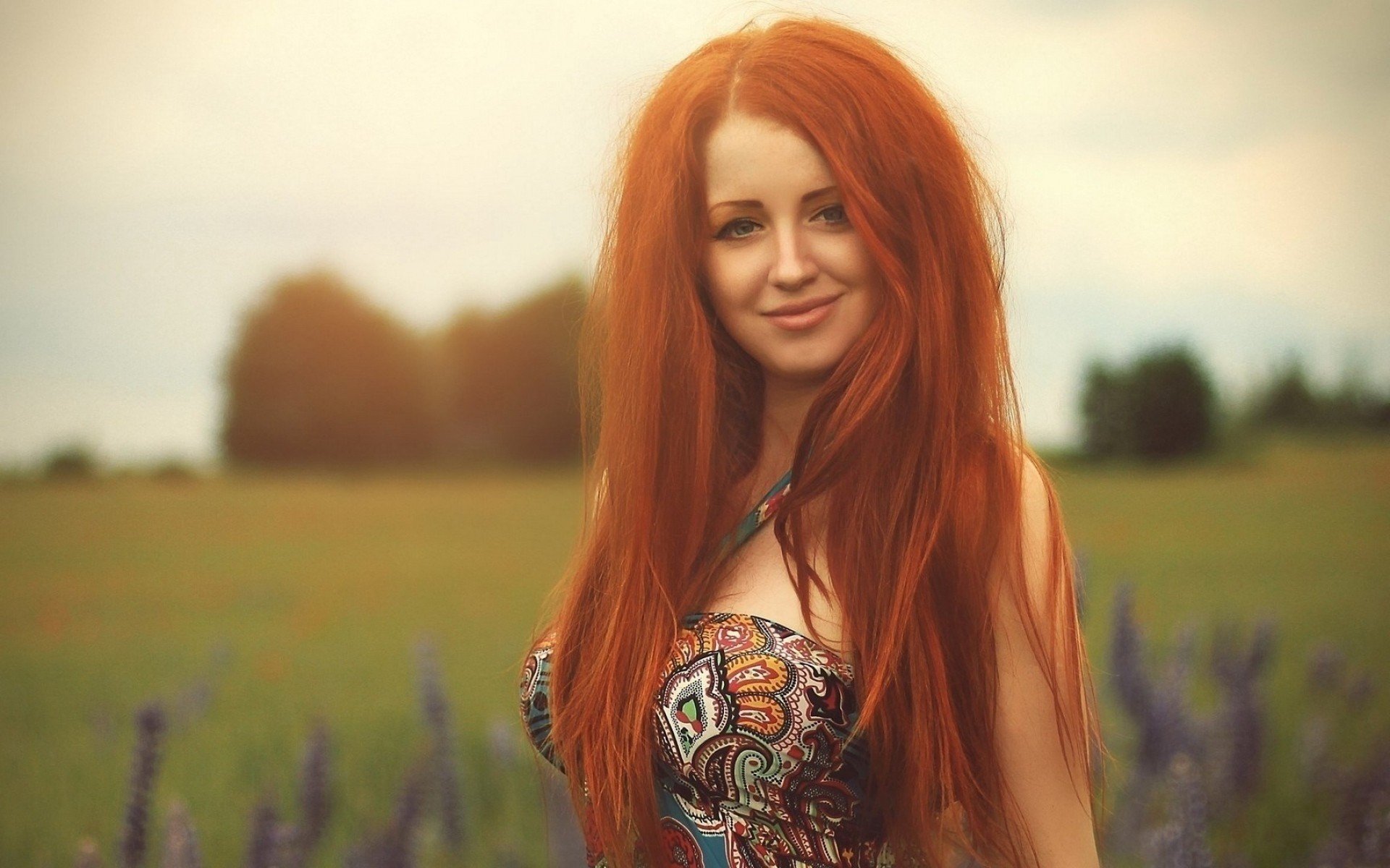 women, Model, Redhead Wallpaper