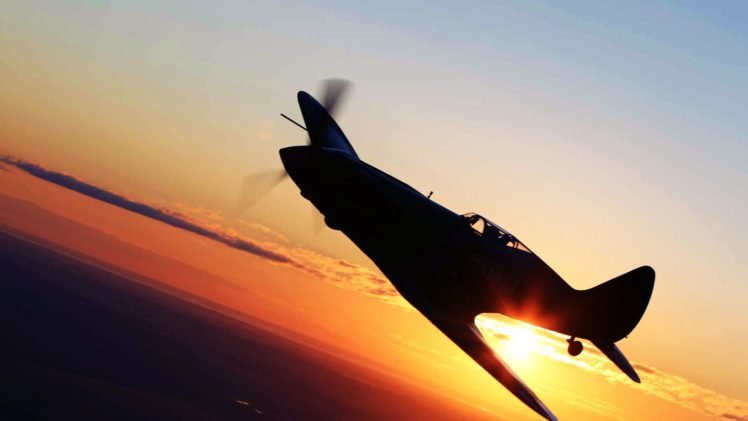 airplane, Sunlight, Silhouette, Mikoyan MiG 3 HD Wallpaper Desktop Background