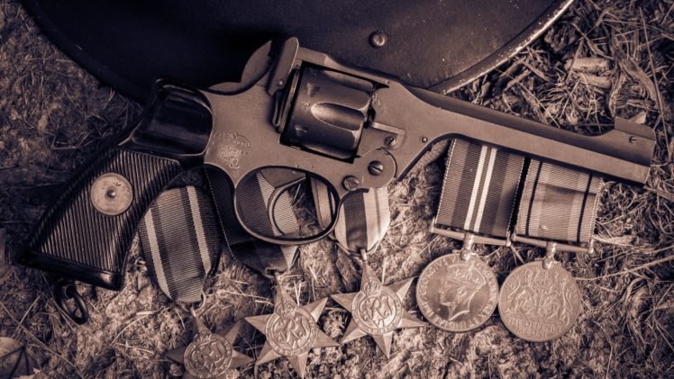 pistol, Weapon, Gun, Revolver, Webley Revolver HD Wallpaper Desktop Background
