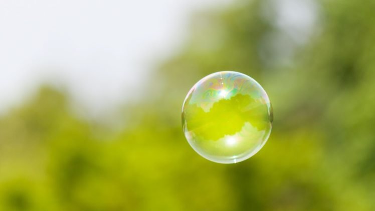 bubbles, Floating, Blurred HD Wallpaper Desktop Background