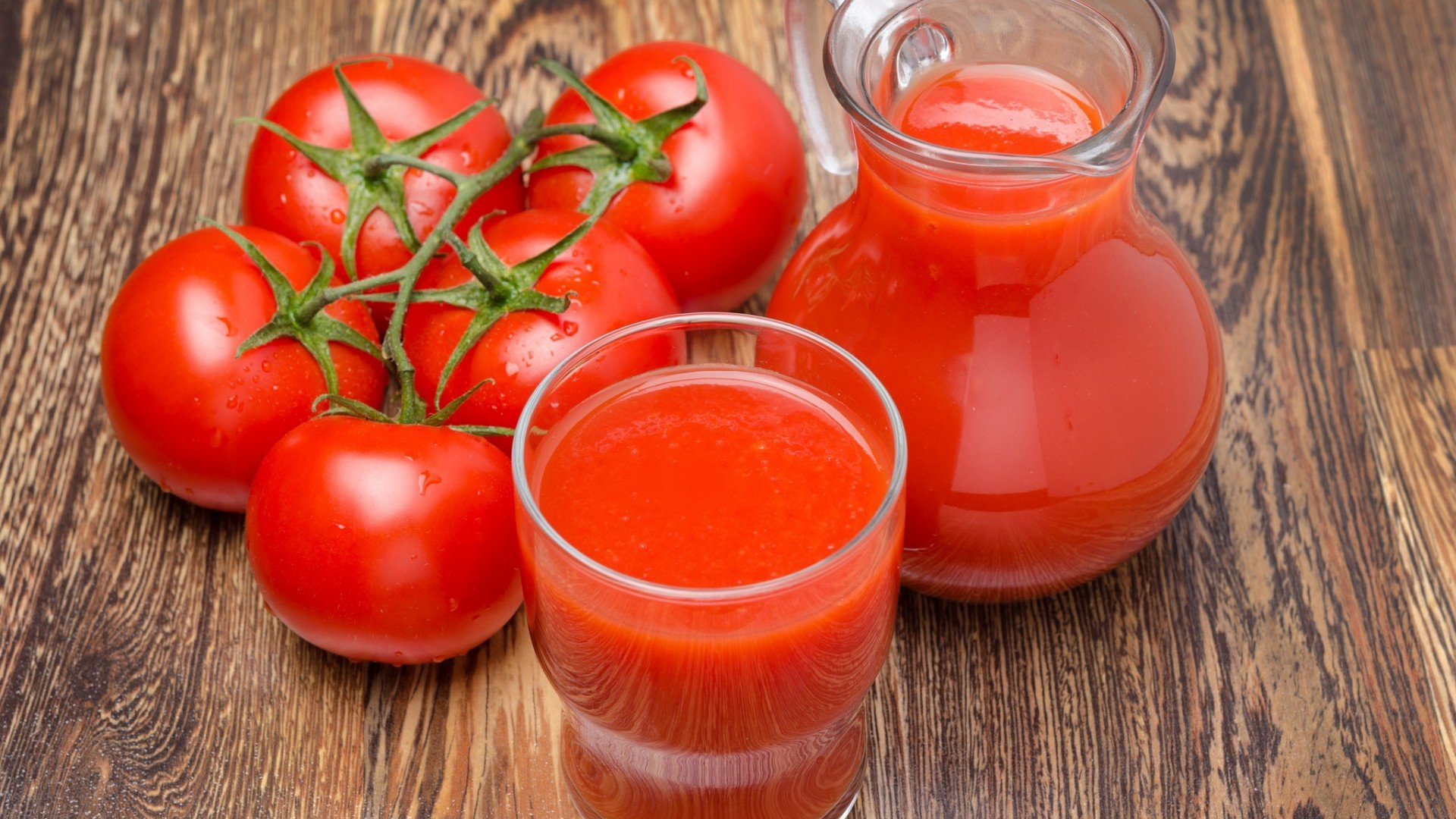 tomatoes, Juice, Table, Food Wallpaper